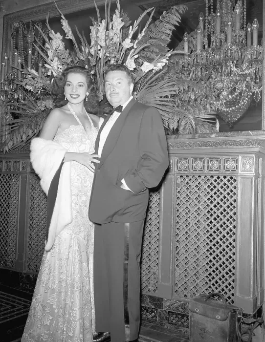 Framed Print : Xavier Cugat and Abbe Lane Posing in Lounge Framed Print : Xavier Cugat and Abbe Lane Posing in Lounge