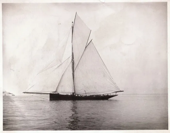 Framed Print : The Yacht Genesta Framed Print : The Yacht Genesta