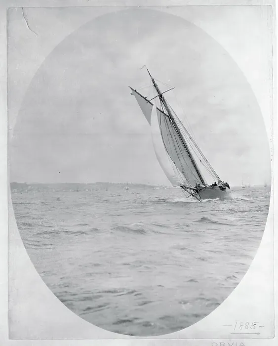 Framed Print : Yacht Orvia at Sea Framed Print : Yacht Orvia at Sea