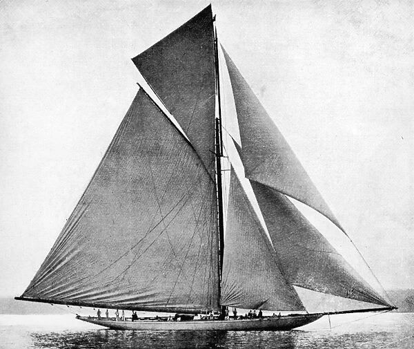 Yacht Valkyrie III. The yacht Valkyrie III, the unsuccessful British challenger