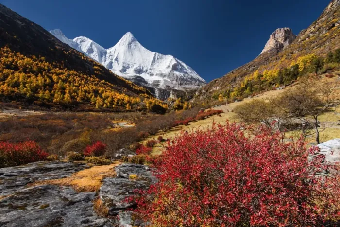 Framed Print : Yading Nature Reserve Framed Print : Yading Nature Reserve