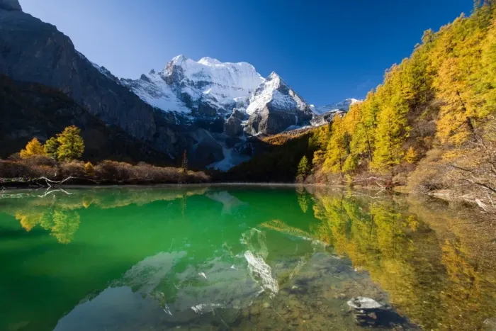 Framed Print : Yading Nature Reserve Framed Print : Yading Nature Reserve