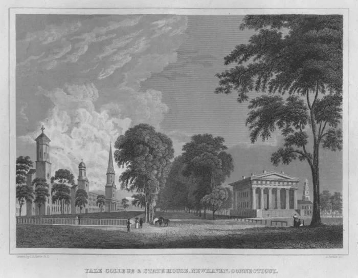 Framed Print : Yale College Framed Print : Yale College