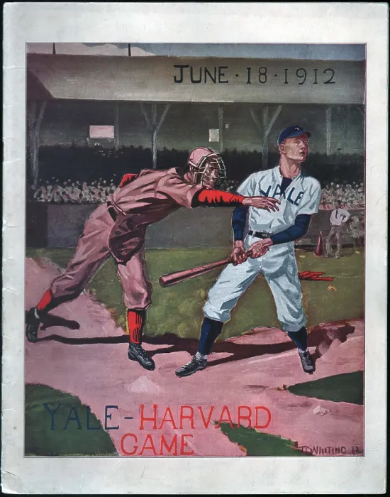Framed Print : Yale Harvard Baseball Scorebook 1912 Framed Print : Yale Harvard Baseball Scorebook 1912