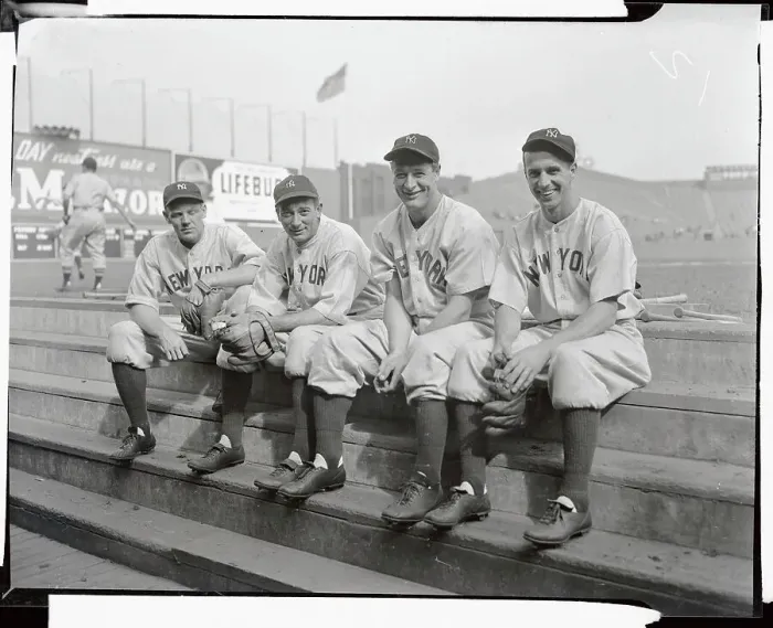 Framed Print : Yankee Infielders Framed Print : Yankee Infielders