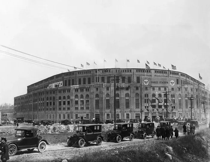Framed Print : Yankee Stadium Opening Day