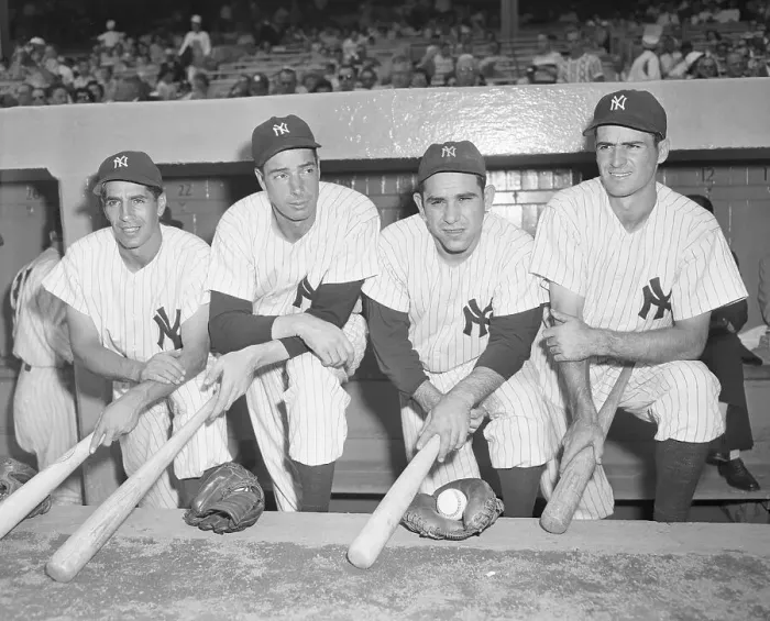 Framed Print : Yankees Holding Their Bats Framed Print : Yankees Holding Their Bats
