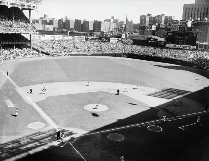 Framed Print : Yankees Round Bases In 1955 World Series Framed Print : Yankees Round Bases In 1955 World Series