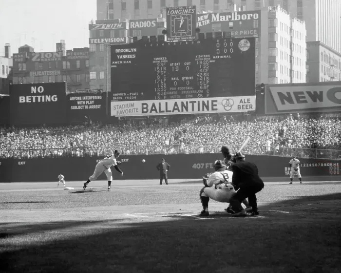 Framed Print : Yankees During World Series Framed Print : Yankees During World Series