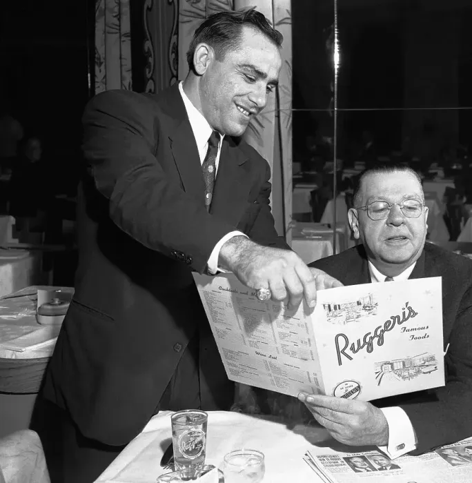 Framed Print : Yankees Yogi Berra Suggests Menu Items