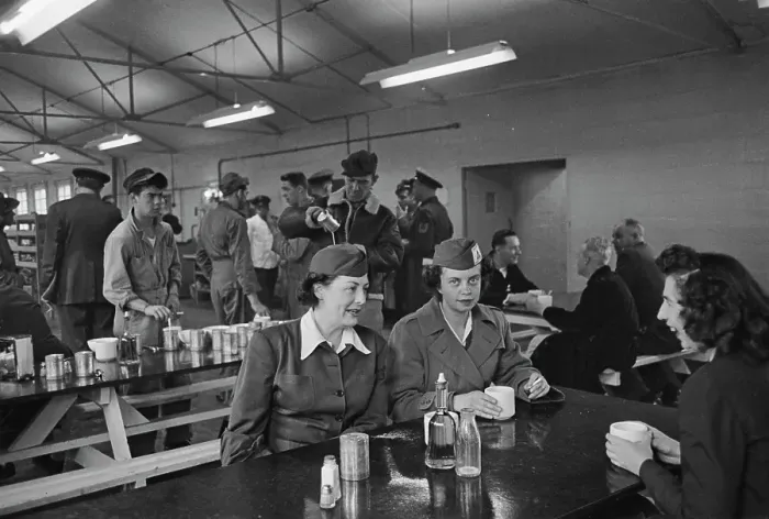Framed Print : The Yanks In England, 1952