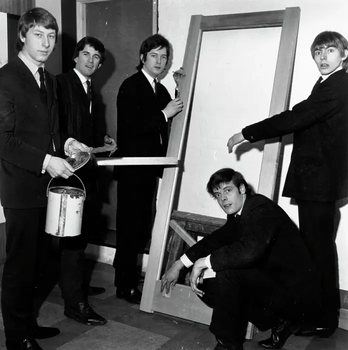 Framed Print : Yardbirds With Clapton Framed Print : Yardbirds With Clapton