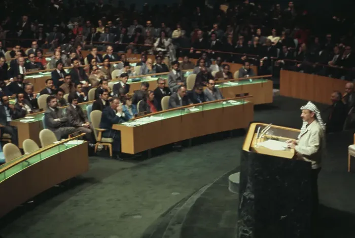 Framed Print : Yasser Arafat At United Nations Framed Print : Yasser Arafat At United Nations