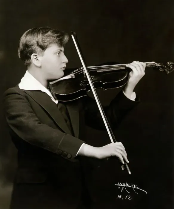 Framed Print : Yehudi Menuhin Playing Violin At 14 Framed Print : Yehudi Menuhin Playing Violin At 14