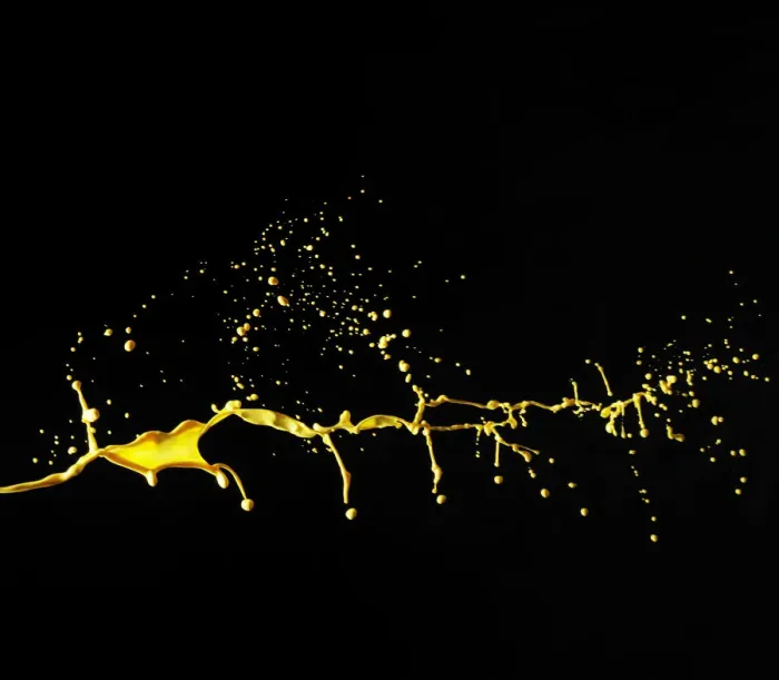 Framed Print : Yellow color splash Framed Print : Yellow color splash