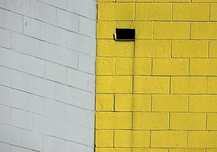 Framed Print : Yellow Corner Framed Print : Yellow Corner