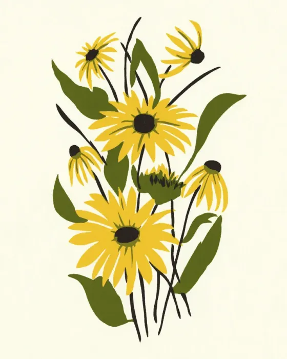 Framed Print : Yellow Flowers
