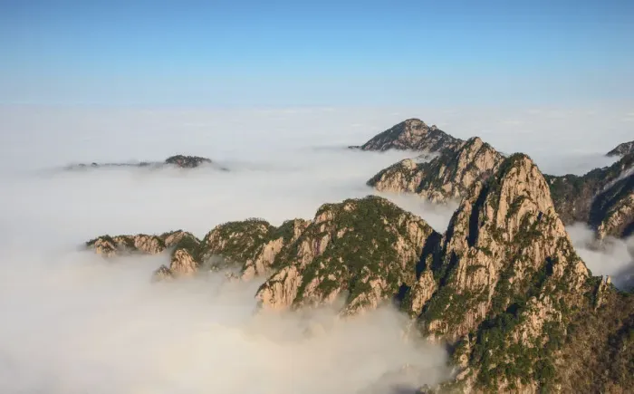 Framed Print : Yellow mountain cloud peaks Framed Print : Yellow mountain cloud peaks