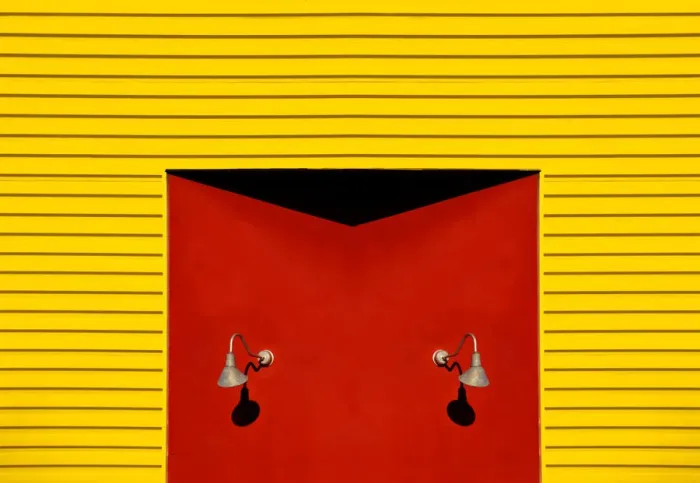 Framed Print : Yellow Rendered Architecture