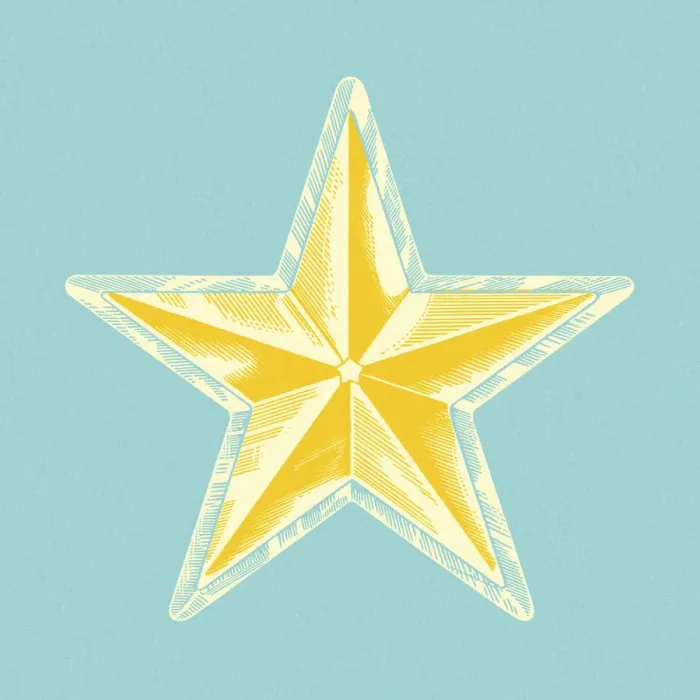 Framed Print : Yellow Star