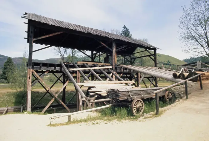 Framed Print : Yellowjacket Mine, California Framed Print : Yellowjacket Mine, California