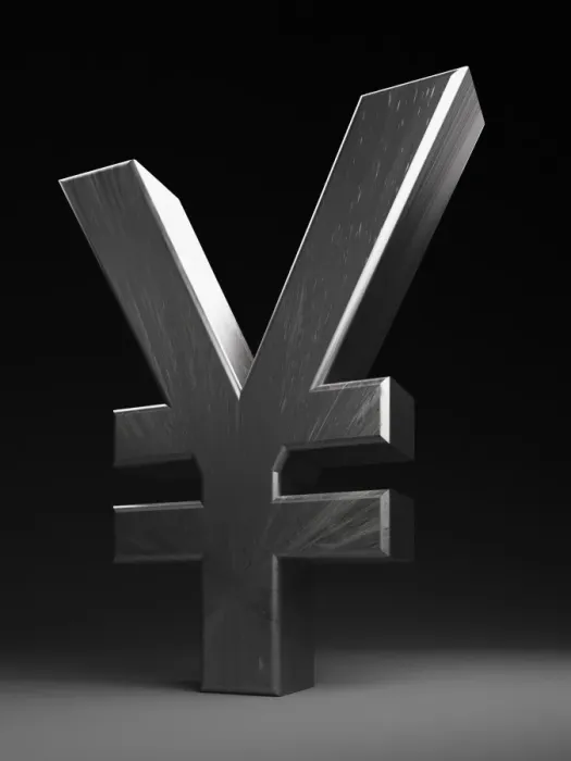 Framed Print : Yen symbol, 3D illustration Framed Print : Yen symbol, 3D illustration