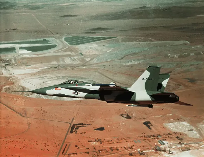 Framed Print : The YF-17 in Flight Turning to the Right