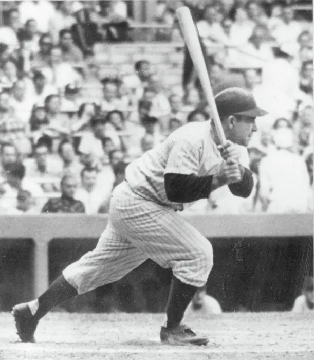 Framed Print : Yogi Berra Batting Sequence Two