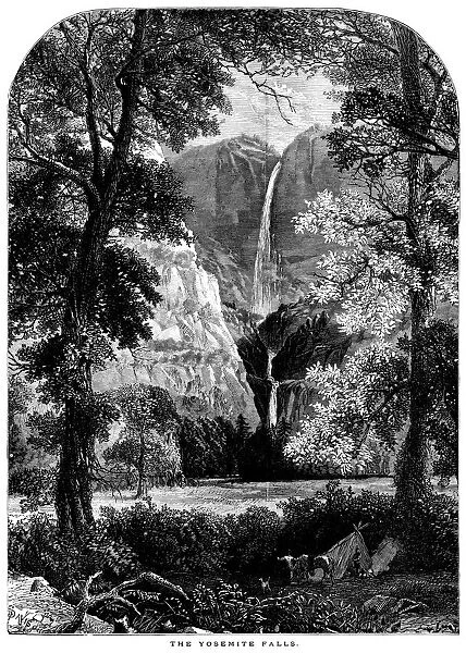 The Yosemite Falls in California