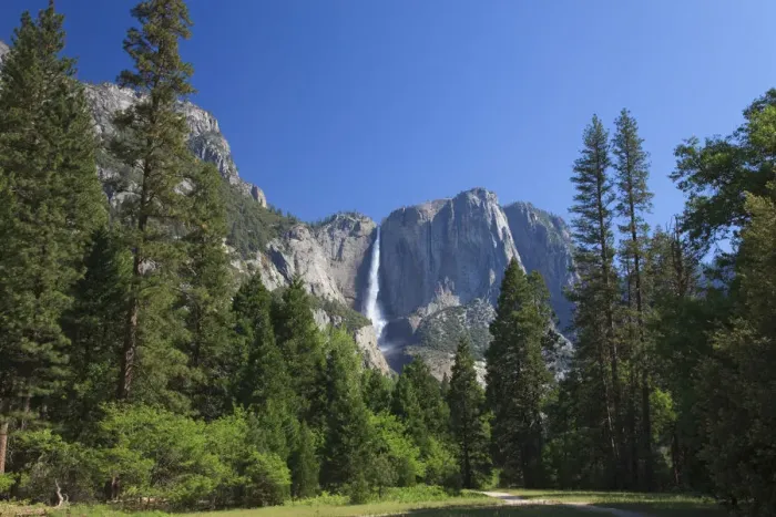 Framed Print : Yosemite Waterfall