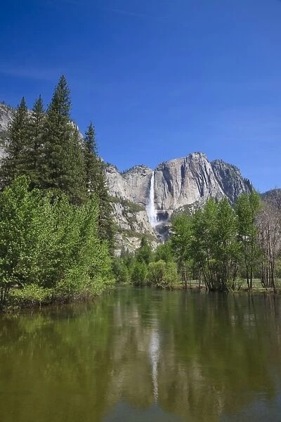 Yosemite Waterfall and Merced River