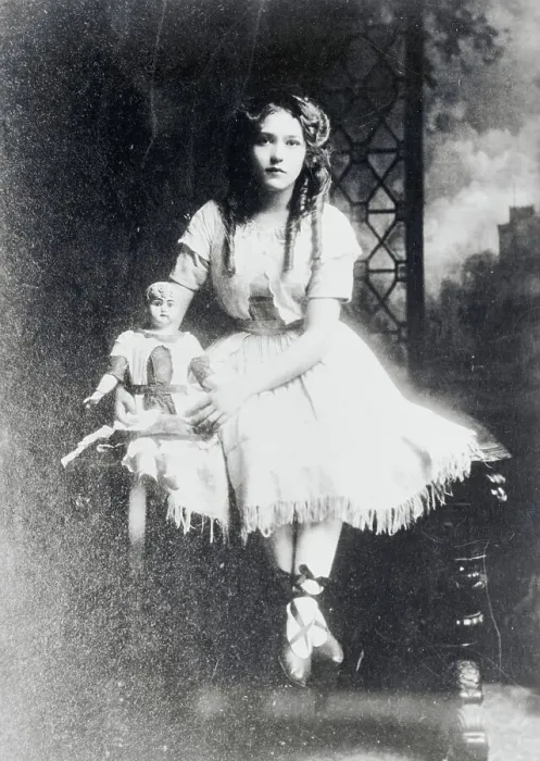 Framed Print : Young Actress Mary Pickford Posing with Doll Framed Print : Young Actress Mary Pickford Posing with Doll