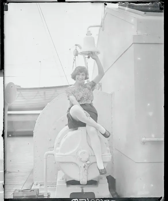 Framed Print : Young Actress Theresa Reovo Poised on Deck Framed Print : Young Actress Theresa Reovo Poised on Deck