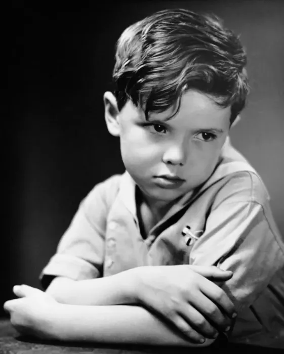 Framed Print : Young boy pouting Framed Print : Young boy pouting