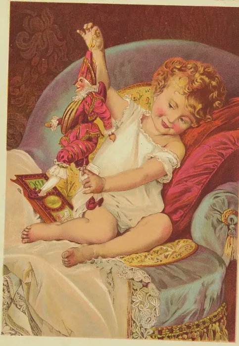 Framed Print : Young Child Handling a Puppet Framed Print : Young Child Handling a Puppet