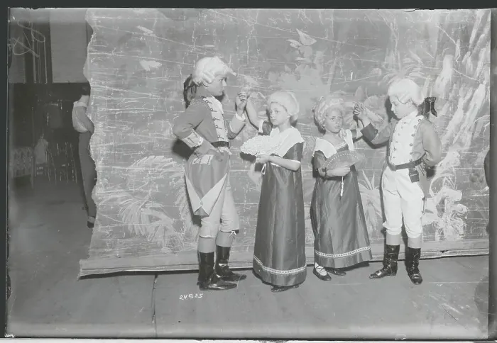Framed Print : Young Children Dressed as Characters Framed Print : Young Children Dressed as Characters