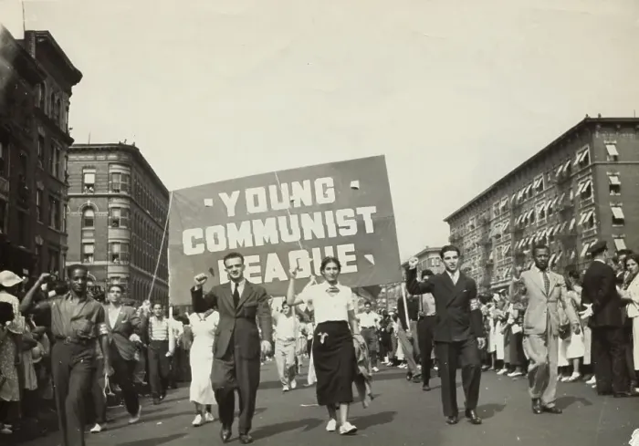 Framed Print : Young Communist League on Parade Framed Print : Young Communist League on Parade