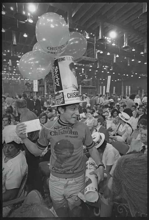 Framed Print : Young Delegate Wearing Hat at Convention Framed Print : Young Delegate Wearing Hat at Convention