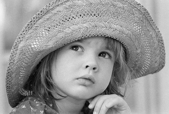 Framed Print : Young Drew Barrymore Framed Print : Young Drew Barrymore