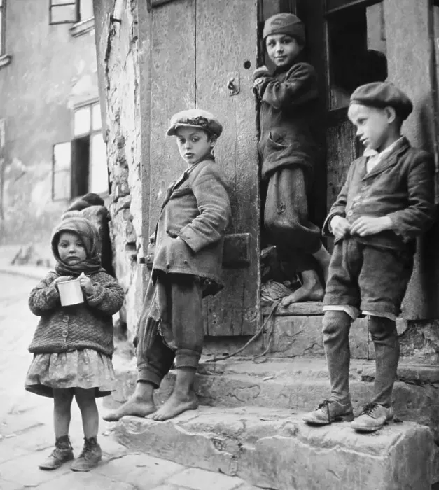 Framed Print : Young Famished Slovakians on Street Corner Framed Print : Young Famished Slovakians on Street Corner