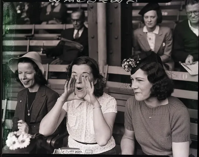 Framed Print : Young Fan Screams At Baseball Game
