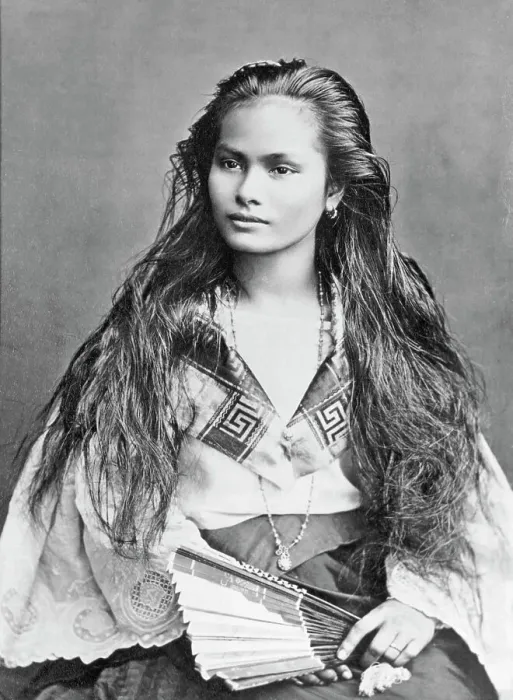Framed Print : Young Filipino Woman Wearing Spanish Style Clothing Framed Print : Young Filipino Woman Wearing Spanish Style Clothing