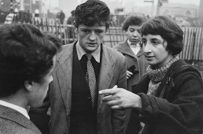 Framed Print : A Young Filmmaker With Boys, 1955