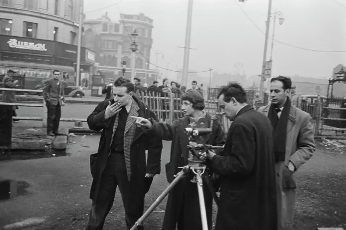 Framed Print : Young Filmmakers, 1955 Framed Print : Young Filmmakers, 1955