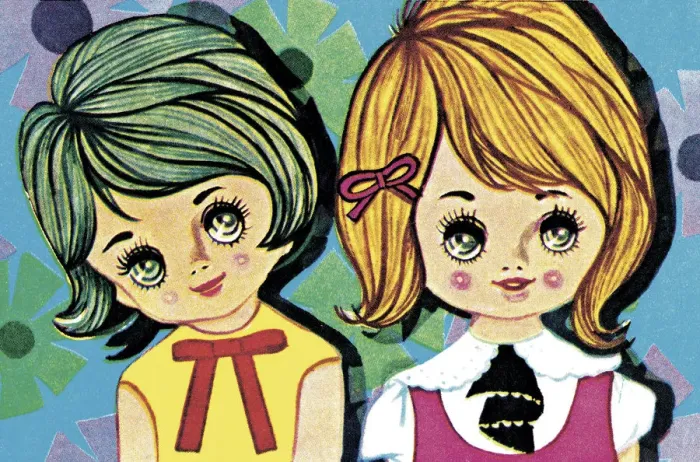 Framed Print : Two Young Girls Framed Print : Two Young Girls