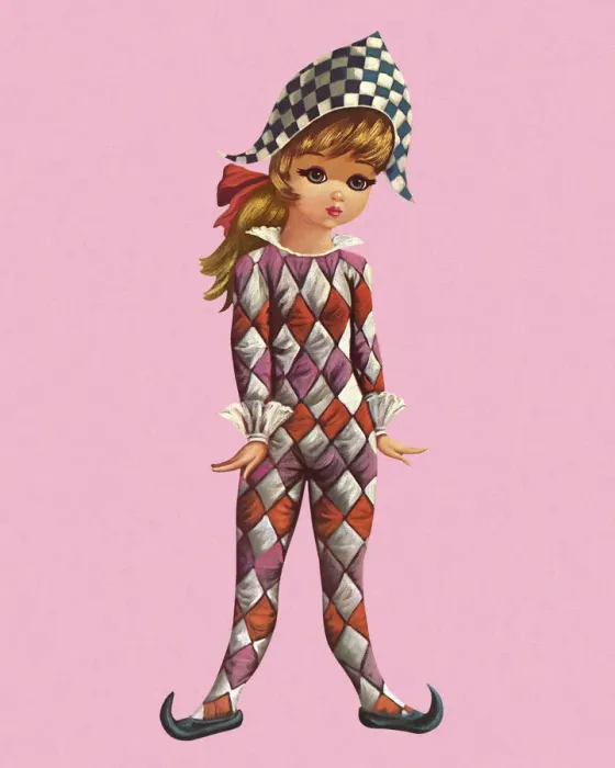 Framed Print : Young Harlequin Framed Print : Young Harlequin