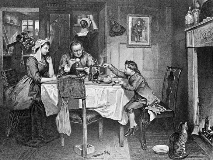Framed Print : Young James Watt Plays W / Tea Kettle Framed Print : Young James Watt Plays W / Tea Kettle