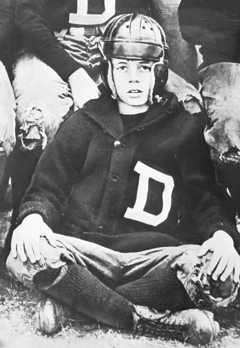 Framed Print : Young John F. Kennedy In Football Uniform Framed Print : Young John F. Kennedy In Football Uniform