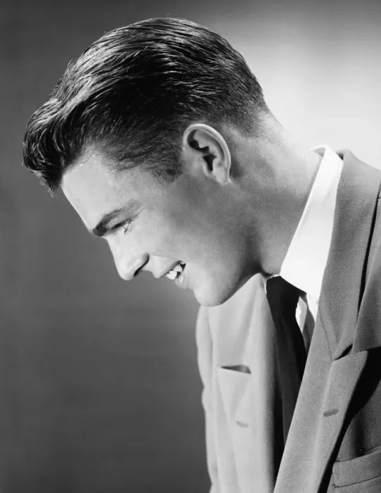 Framed Print : Young man posing in studio, (B&W), (Close-up), (Portrait) Framed Print : Young man posing in studio, (B&W), (Close-up), (Portrait)