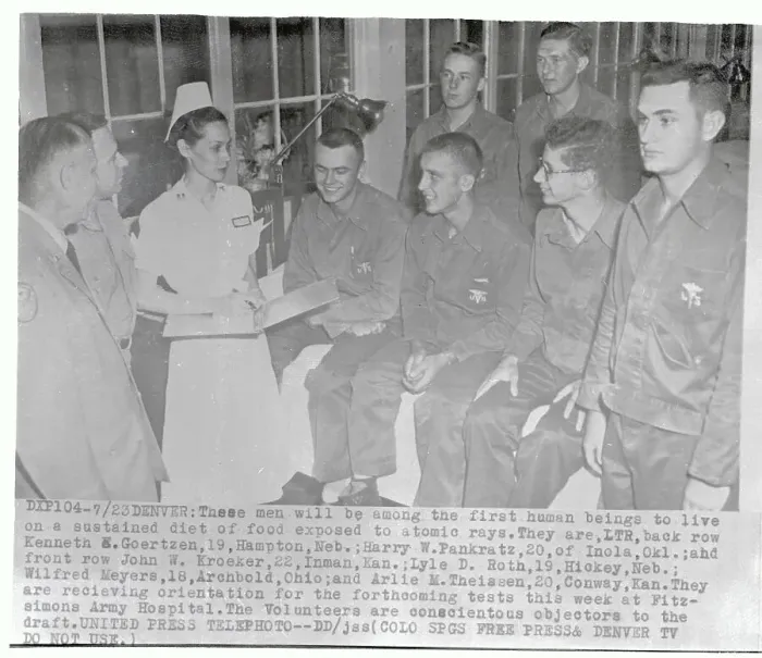 Framed Print : Young Men in Army Hospital Framed Print : Young Men in Army Hospital